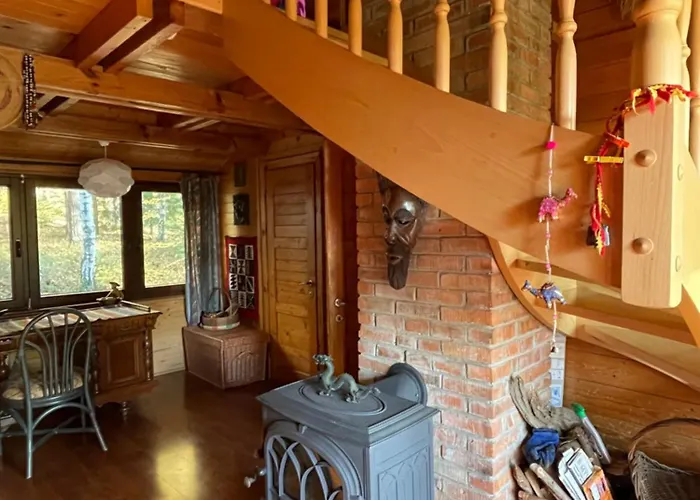 W Lesie شاليه Leki (Myslenice)